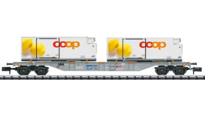 Minitrix 15492 Containertragwagen “coop®”