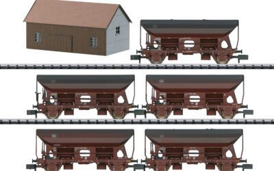 Minitrix 15536 Güterwagen-Set „Seitenentladewagen“