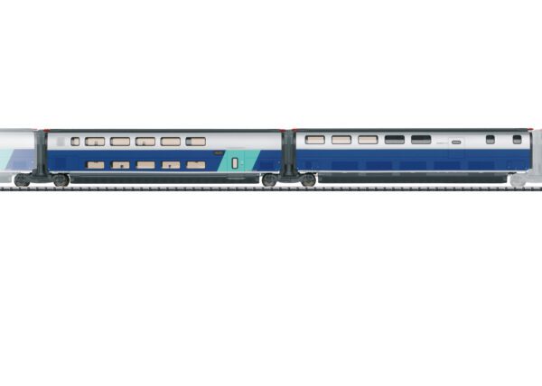 Trix 23489 <br>Ergänzungswagen-Set 3 TGV Duplex SNCF Ep.VI | 23489