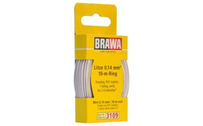 Brawa 3109 Litze 0,14mm² 10m Ring ws