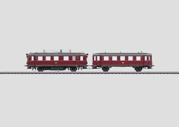 Märklin 37706 <br>Dieseltriebwagen VT 75.9 mit Beiwagen