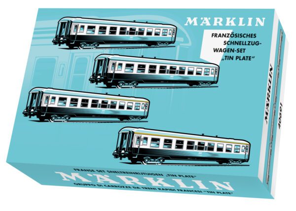 Märklin 40691 <br>Französisches Schnellzugwagen-Set "Tin Plate" | 40691 1