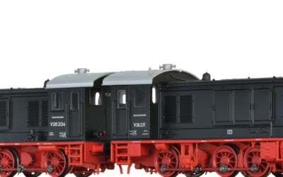 Brawa 41636 H0 2-tlg. Set Diesellok V36 DGEG (DB) DCC Sound Sonderserie