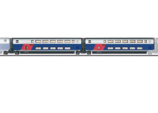 Märklin 43423 <br>Ergänzungswagen-Set 1 zum TGV Euroduplex | 43423