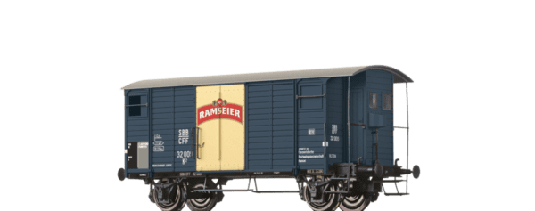 Brawa 47856 <br>H0 Güterwagen K2 Ramseier SBB DC | 47856