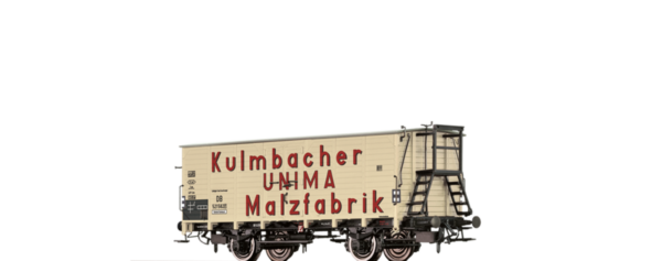 Brawa 49766 <br>H0 Bierwagen G10 DC DB Kulmbacher UNIMA Malzfabrikat