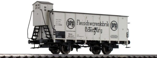 Brawa 49768 H0 GEDECKTER GÜTERWAGEN KASSEL „FLEISCHWARENFABRIK OLDENBURG” DER DRG