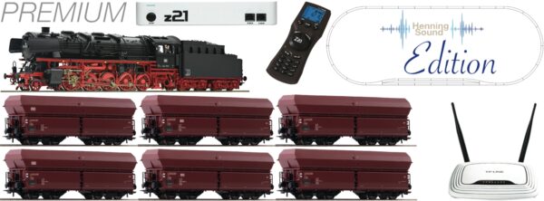 Roco 51337 <br>z21 Digitalset: Dampflokomotive BR 44 mit Erzzug | 51337