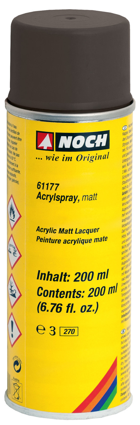 Noch 61177 <br>Acrylspray, matt, schwarz | 61177 V 1