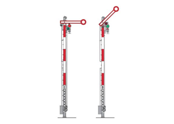 Märklin 70392 <br>Form-Hauptsignal (Gittermast) | 70392 2