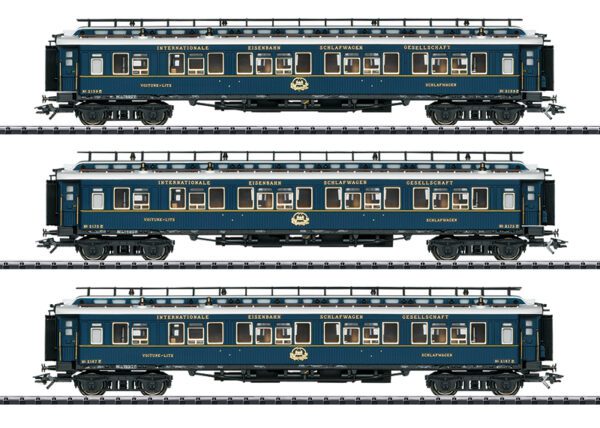 Trix 23220 <br>Schnellzugwagen-Set 2 "Simplon-Orient-Express" | T23220