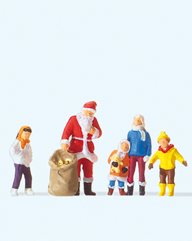 Preiser 29098 <br>Weihnachtsmann mit Kindern | 29098