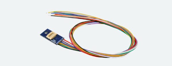 ESU 51999 <br>Adapterplatine Next18 für 6 Ausgänge, Lötkontakten und angelöteten Kabeln | 51999