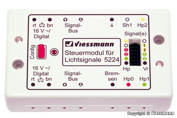 Viessmann 5224 <br>Steuermodul für Lichtsignale Digital/analog | 5224