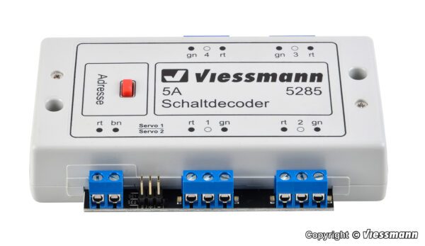 Viessmann 5285 <br>Multiprotokoll-Schaltdecoder | 5285 1