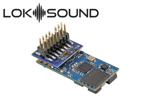 ESU 58814 <br>LokSound 5 micro DCC/MM/SX/M4 "Leerdecoder", PluX16, mit Lautsprecher 11x15mm, Spurweite: N, TT, H0 | 58814