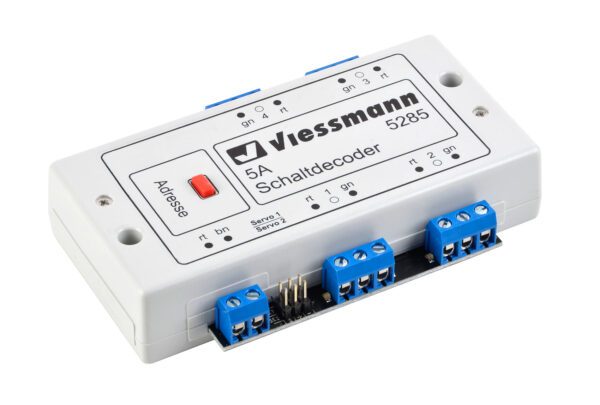 Viessmann 5285 <br>Multiprotokoll-Schaltdecoder | 5285 F F2 1