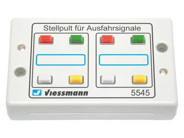 Viessmann 5545 <br>Tasten-Stellpult 4-begriffig | 5545 1