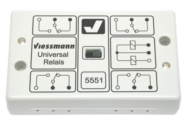 Viessmann 5551 <br>Universal Relais 1x4UM | 5551 1