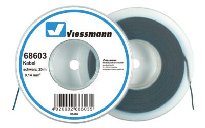 Viessmann 68603 25 m Kabel, 0,14 mm²,schw.