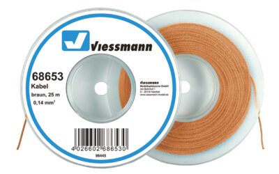 Viessmann 68653 Kabel 25 m, 0,14 mm², braun