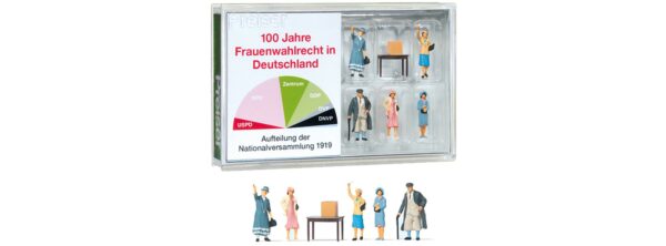 Preiser 13402 <br>100 Jahre Frauenwahlrecht in Deutschland | 13402 scaled