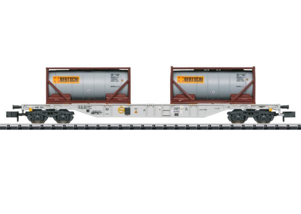 Trix 18490 <br>Containertragwagen Bauart Sgns | 18490