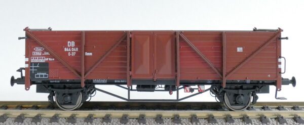 ExactTrain 20787 <br>Güterwagen DB Duisburg Omm37 (Blechtur) Epoche III | EX20787 1