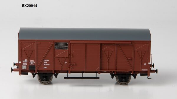 ExactTrain 20914 <br>Güterwagen DR G1000 mit braunen Luftklappen | EX20914 2 1