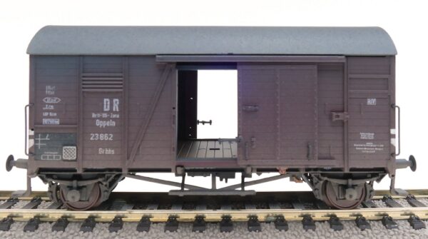 ExactTrain 22076 <br>Güterwagen DR Oppeln Brit-US Zone Grhhs gealtert | EX22076 1