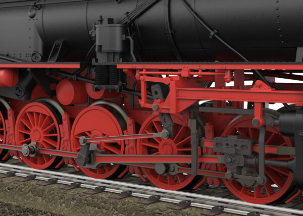 Trix 25530 <br>Güterzug-Dampflokomotive BR 52 DB | 25530 4