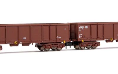 Arnold HN6533 2-tlg. Set Offene Güterwagen Eaos mit Beladung DB