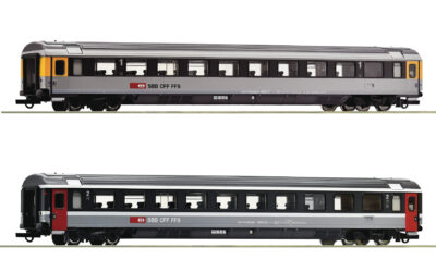 Roco 74023 2-tlg. Set 3: EuroCity-Wagen EC 7, SBB