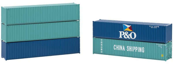 Faller 182151 <br>40ft Container, 5er-Set | 182151