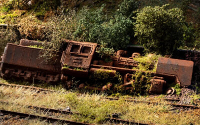 Noch 60763 Lost Place – Alter Zug – Vergessener Ort Lokomotive