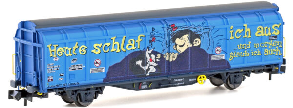 Hobbytrain H24662 <br>Schiebewandwagen Hbbillns SBB Graffiti - Gaston | H24662