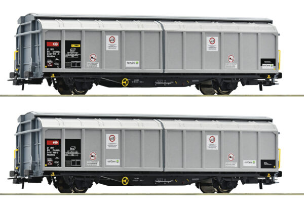 Roco 6600027 <br>2-tlg. Set: Schiebewandwagen, SBB Cargo | Roco 6600027