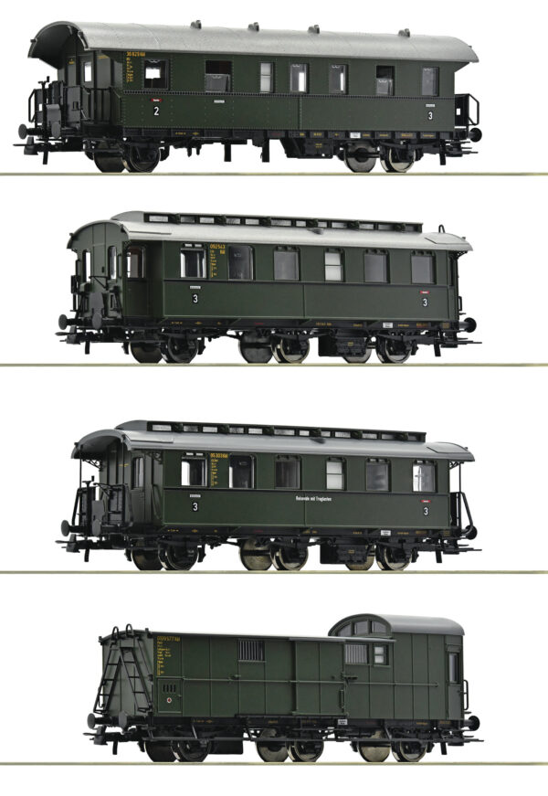 Roco 74014 <br>4-tlg. Set: Personenzug, DB | Roco 74014