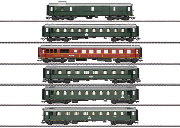 Märklin 42529 <br>Schnellzugwagen-Set der Einheitsbauart 1928 bis 1930 | db331576b19c4f52d8b58418c511c3b51668258045