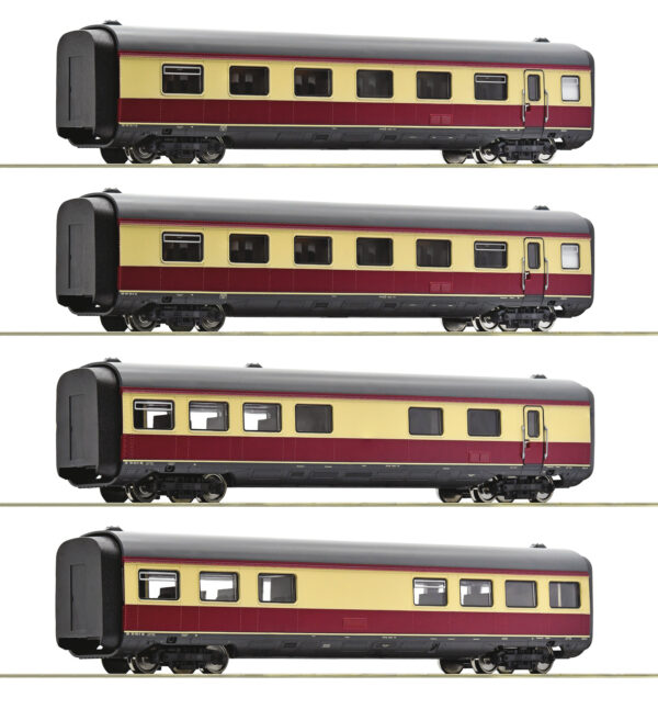 Roco 6200003 <br>4-tlg. Set: Mittelwagen zum Gasturbinentriebzug BR 602, DB | Roco 6200003