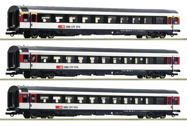 Roco 6200023 <br>3-tlg. Set 2: „Bözberg Interregio“, SBB | Roco 6200023