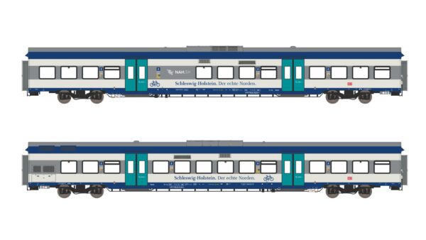 ASM 597004 <br>Ergänzungs-Wagenset Marschbahn DB, Gleichstrom/DC | 597004