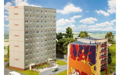 Faller 130801 H0 Plattenbau Typ P2 Basispackung