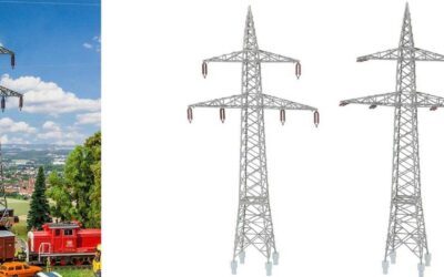 Faller 130898 2 Freileitungsmasten (100 kV)