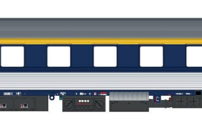 LS Models LS47037 ÖBB Schlafwagen Personenwagen WL AB-30 inox/blau, ÖBB, Ep.VI