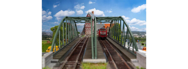 Faller 120507 H0 Bausatz Bogenbrücke 2-gleisig