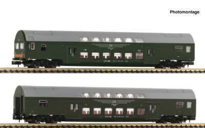 Fleischmann 6260041 2-tlg. Set 1: Doppelstockwagen, DR