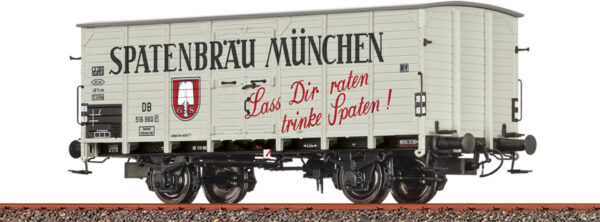 Brawa 50987 Gedeckter Güterwagen G10 Spatenbräu München DB