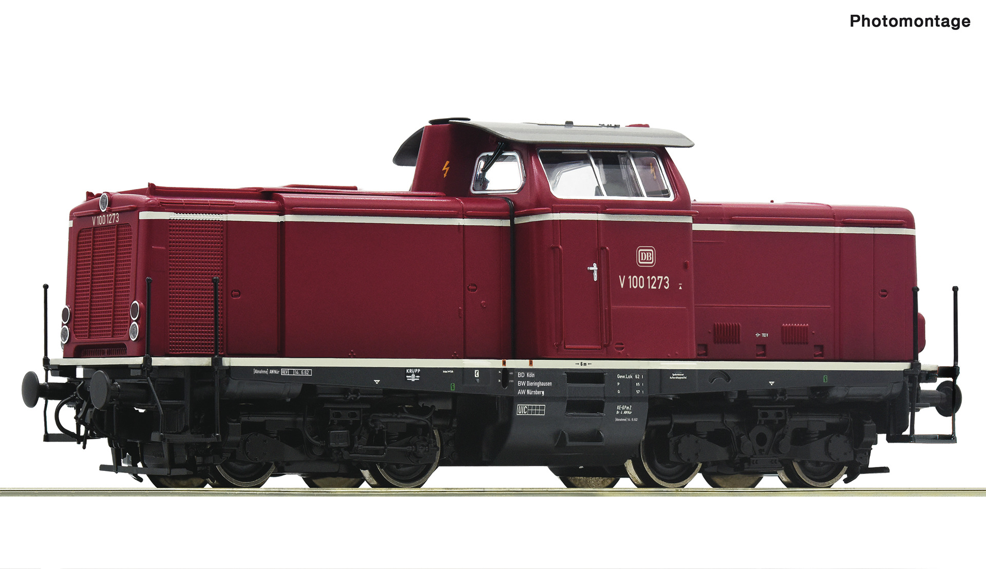 Roco 78980 <br>Diesellokomotive V 100 1273, DB Sound Roco 78980 <br>Diesellokomotive V 100 1273, DB Sound