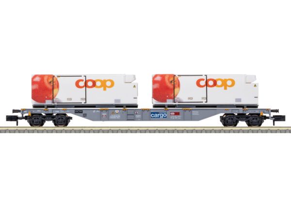 Trix 15495 <br>Containertragwagen "coop®"